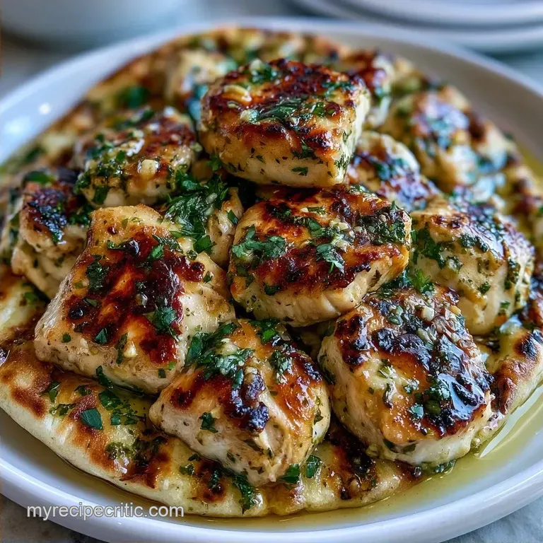 Tuscan Garlic Chicken Flatbread in 30 Minutes