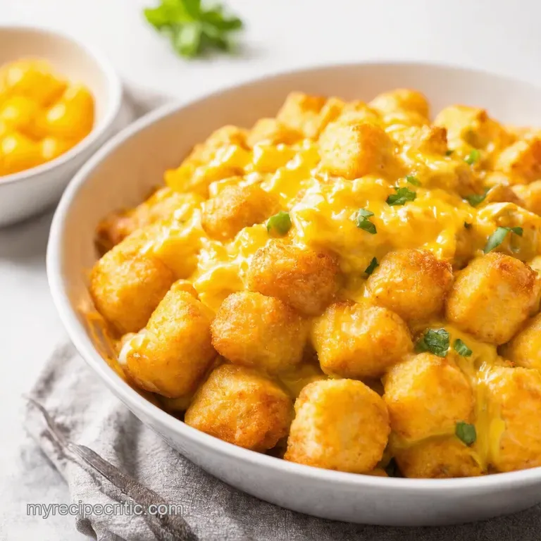 Ultimate Cheesy Tater Tot Casserole aka Totchos Supreme