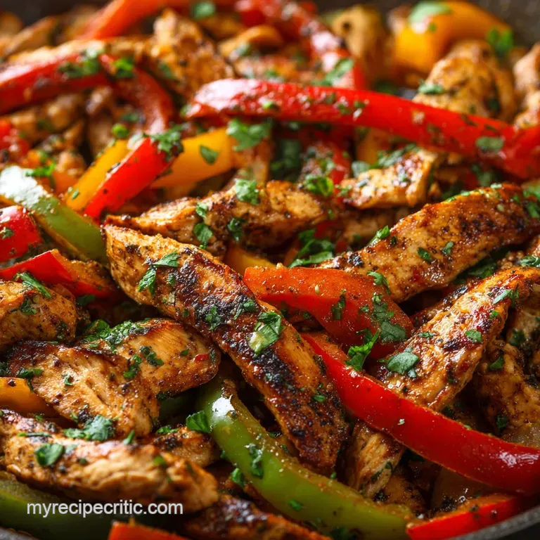 Chicken Fajita Marinade: the Ultimate Restaurant-Quality Flavour Bomb presentation
