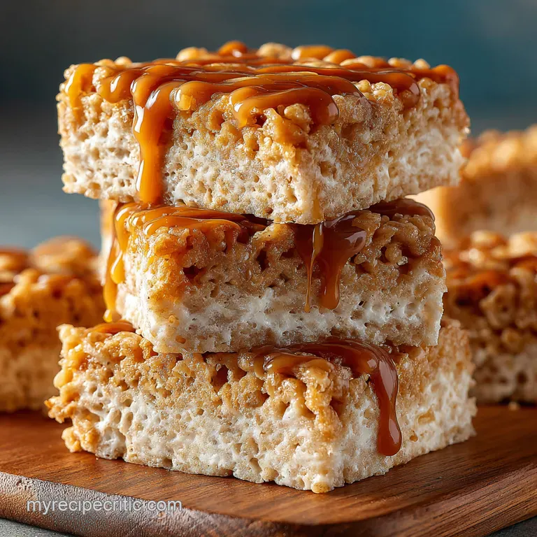 Ultimate Gooey Rice Krispie Treats No Fail presentation