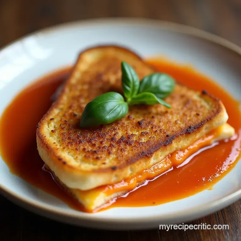The Ultimate Comfort Duo Gruyère Grilled Cheese Silky Tomato Soup
