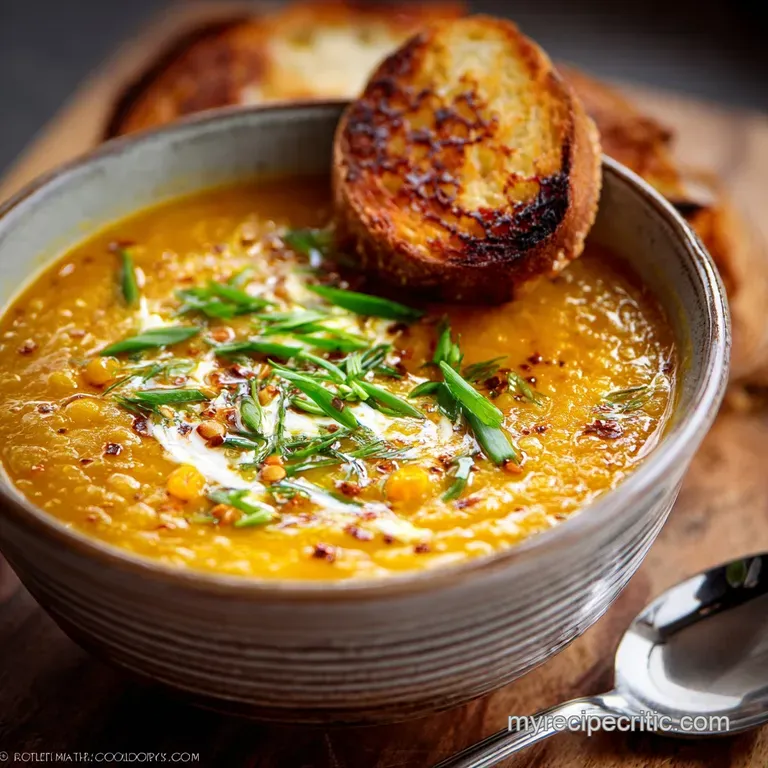 Red Lentil Soup The Ultimate Comforting Spiced Recipe