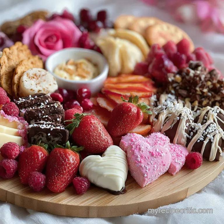 Valentines Charcuterie Board: Brie & Prosciutto