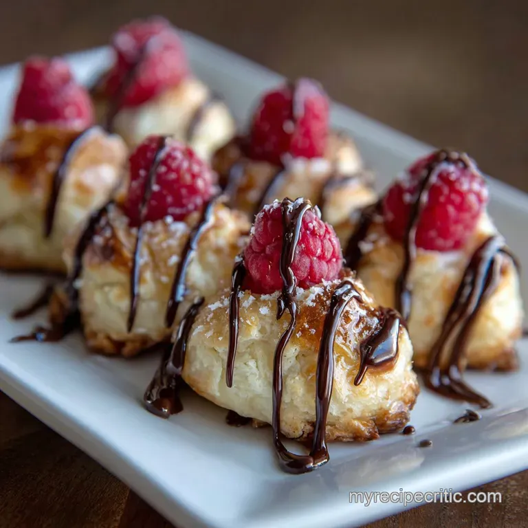 Valentines Day Snacks Cupids CroissantsRosemary Raspberry Baked Brie Bites
