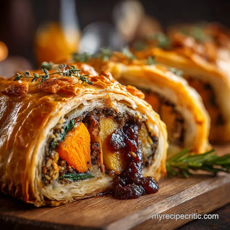 Vegan Dishes for Party The Ultimate Umami Mushroom Wellington Centrepiece