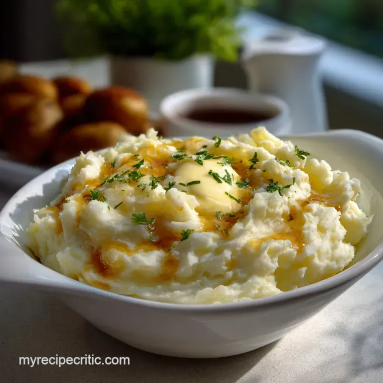 Velvety Yukon Gold Mashed Potatoes Recipe presentation