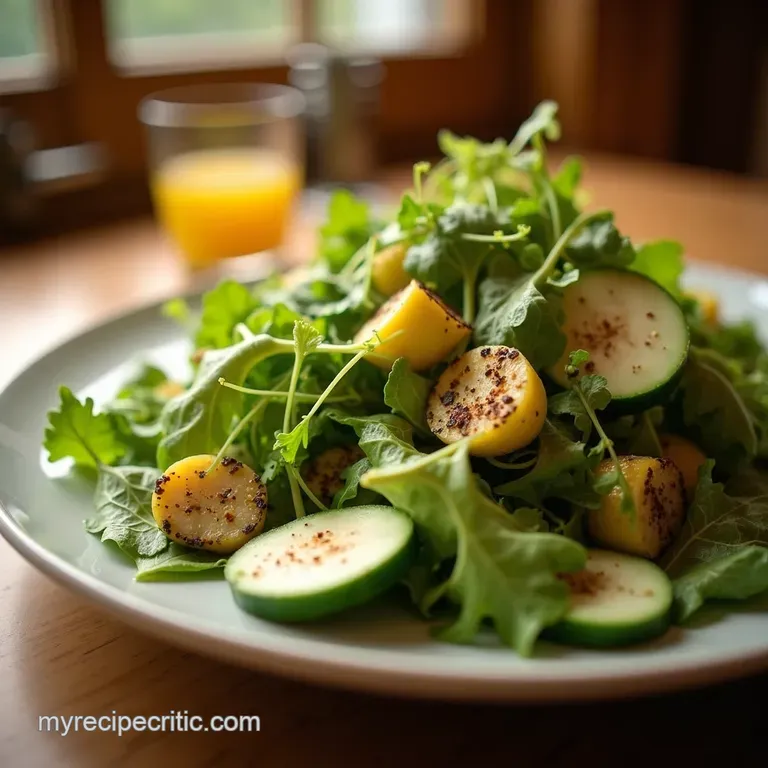 The Unbeatable Green Goddess Salad A Springtime Feast of Fresh Flavours presentation