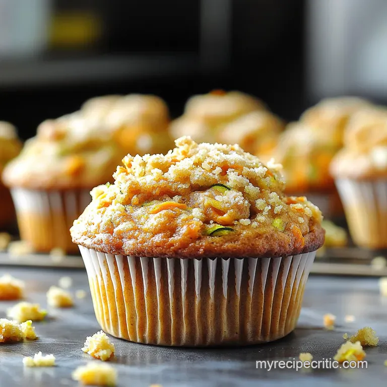 WakeUp Call Carrot Zucchini Muffins