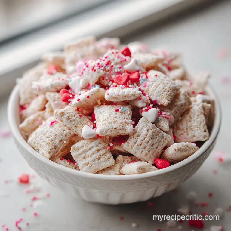White Chocolate Muddy Buddies Recipe