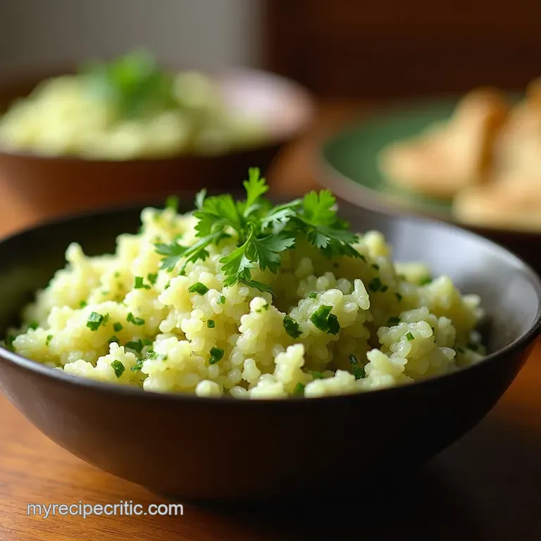 Zesty and Fluffy RestaurantStyle Cilantro Lime Rice presentation