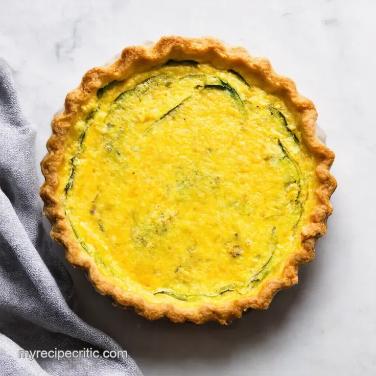 Zucchini and Ricotta Tart with Lemon and Herbs