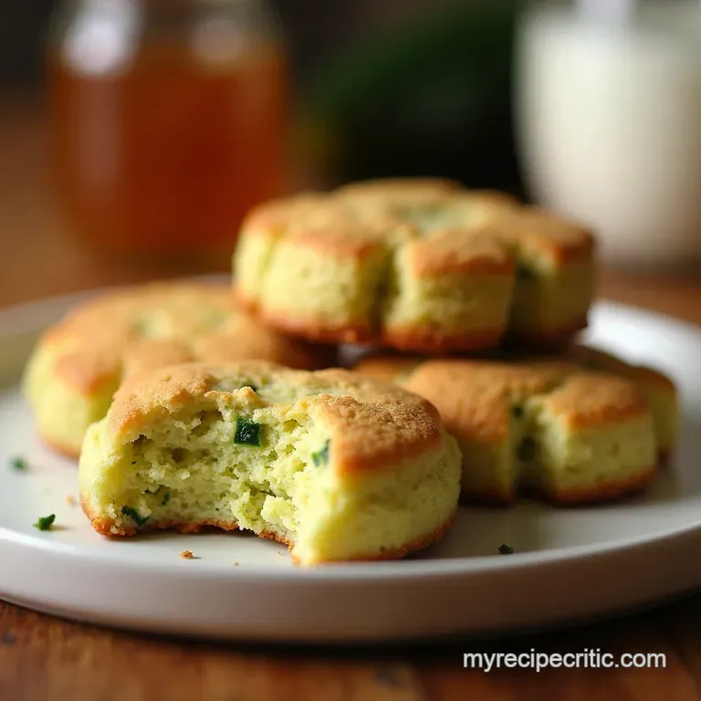 Zucchini Pup Biscuits a Healthy Homemade Treat presentation